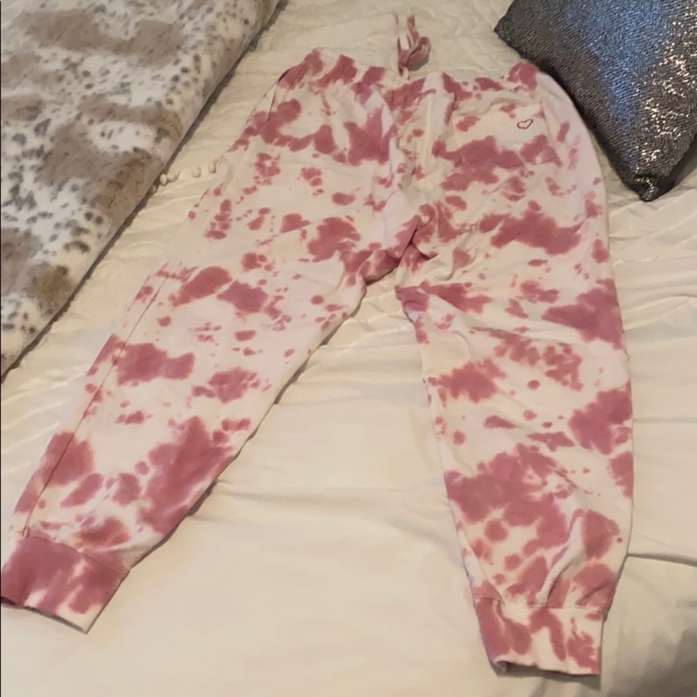 Pink Tye Dye Joggers